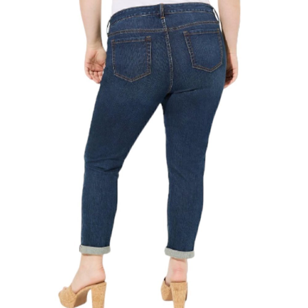 Torrid Boyfriend Straight Vintage Stretch Mid-Rise Jean, 22R - Picture 5 of 8